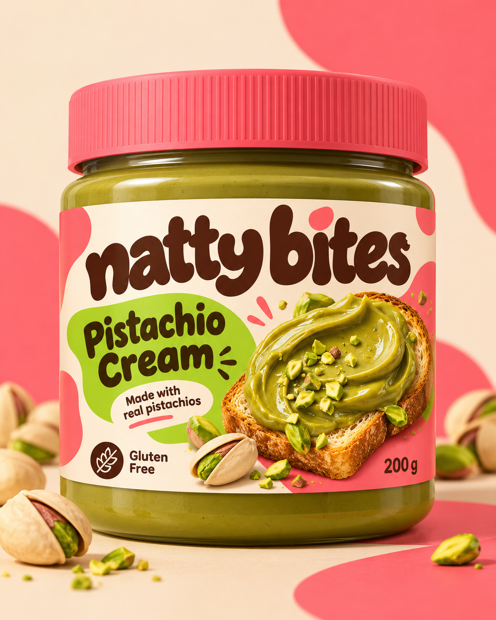 Natty Bites Pistachio Cream — 200 g